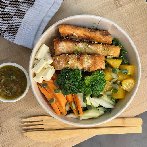 Combo Arma Tu Bowl Mediano + Postre