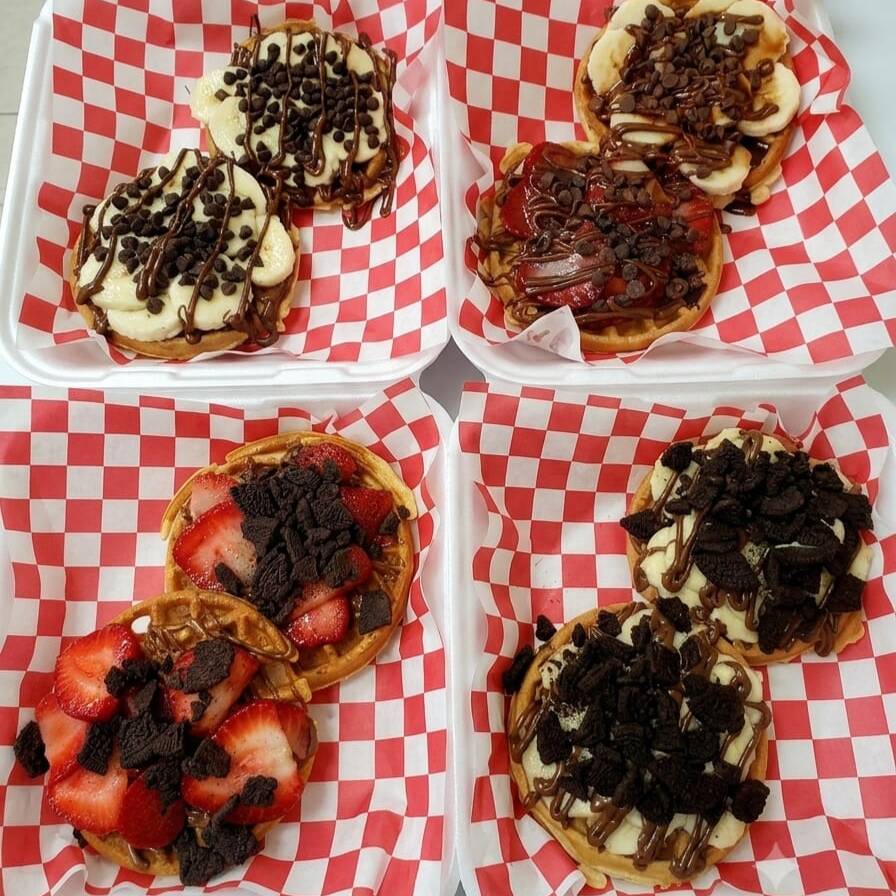 2 Mini Waffles con NUTELLA mixtosy chocochispas