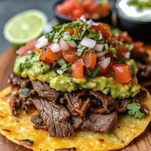 Tostada de Asada