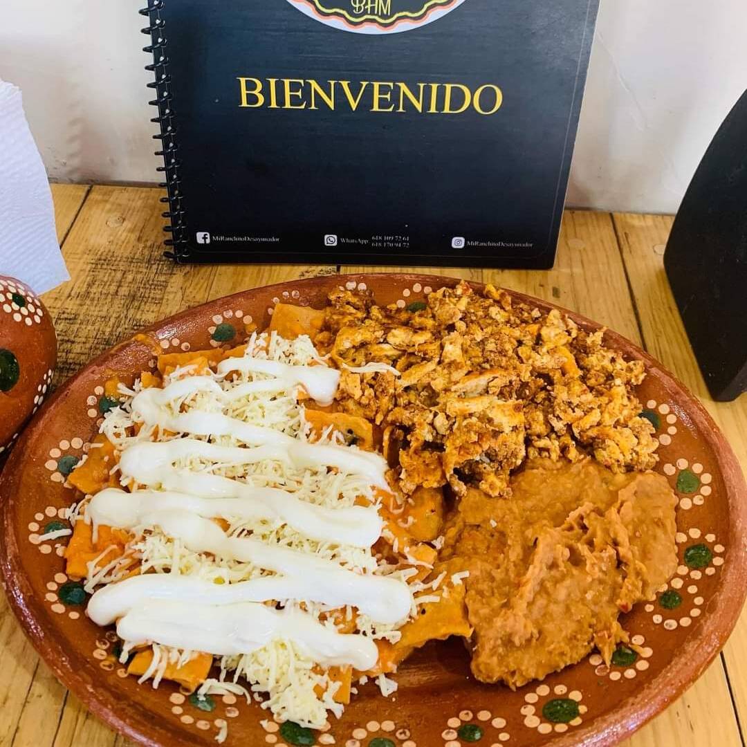 Combo DIDI 1/2 Ordén Chilaquiles+Huevos al Gusto