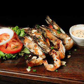 Camarones a la Parrilla