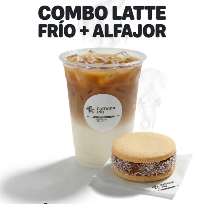 Latte Frío más Alfajor