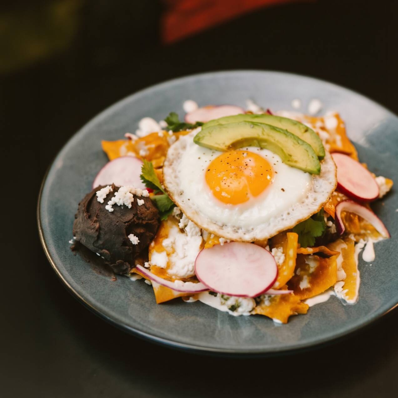 Chilaquiles con Huevo
