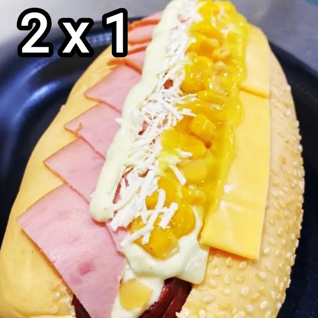 2 X 1 Perros Gratinados (cheddar,jamón,mozarella)