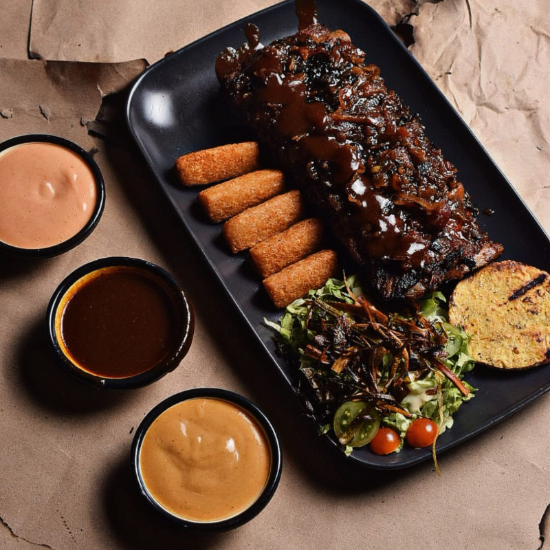 Jalapeño Bacon Jam Ribs Media Rack