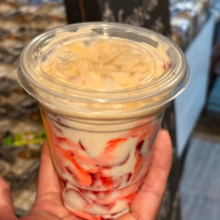 Fresas Con Crema 🍓 Vaso Chico