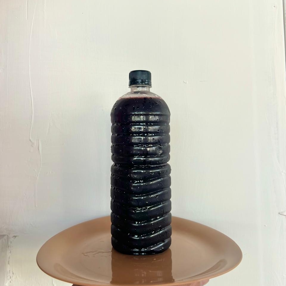 SIN AZÚCAR agua de Jamaica de 1 litro