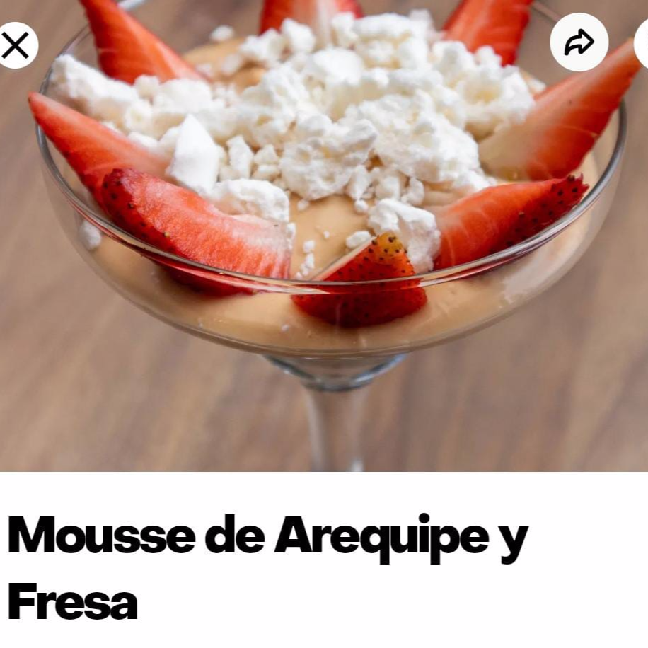 Mousse de Arequipe