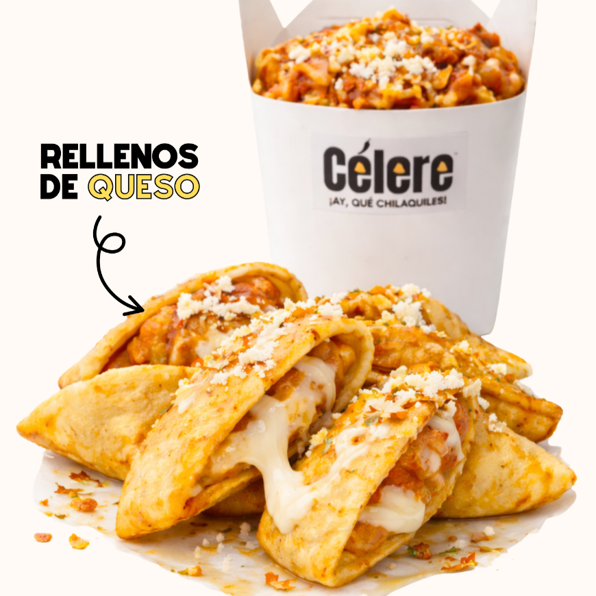 Chilaquiles Rellenos de Queso Tamaño Festín