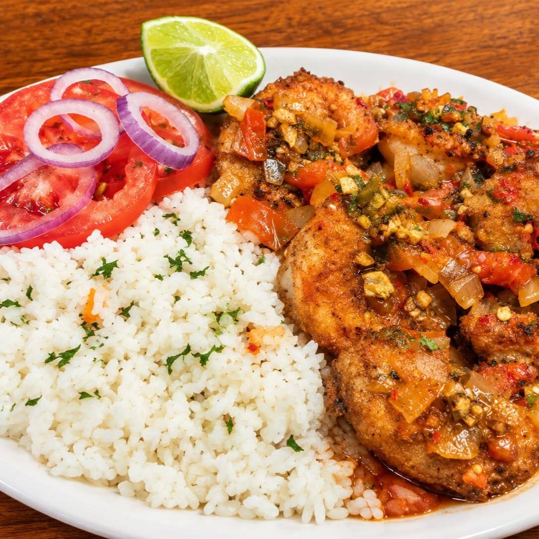 Camarones Combinados Empanizados a la Diabla