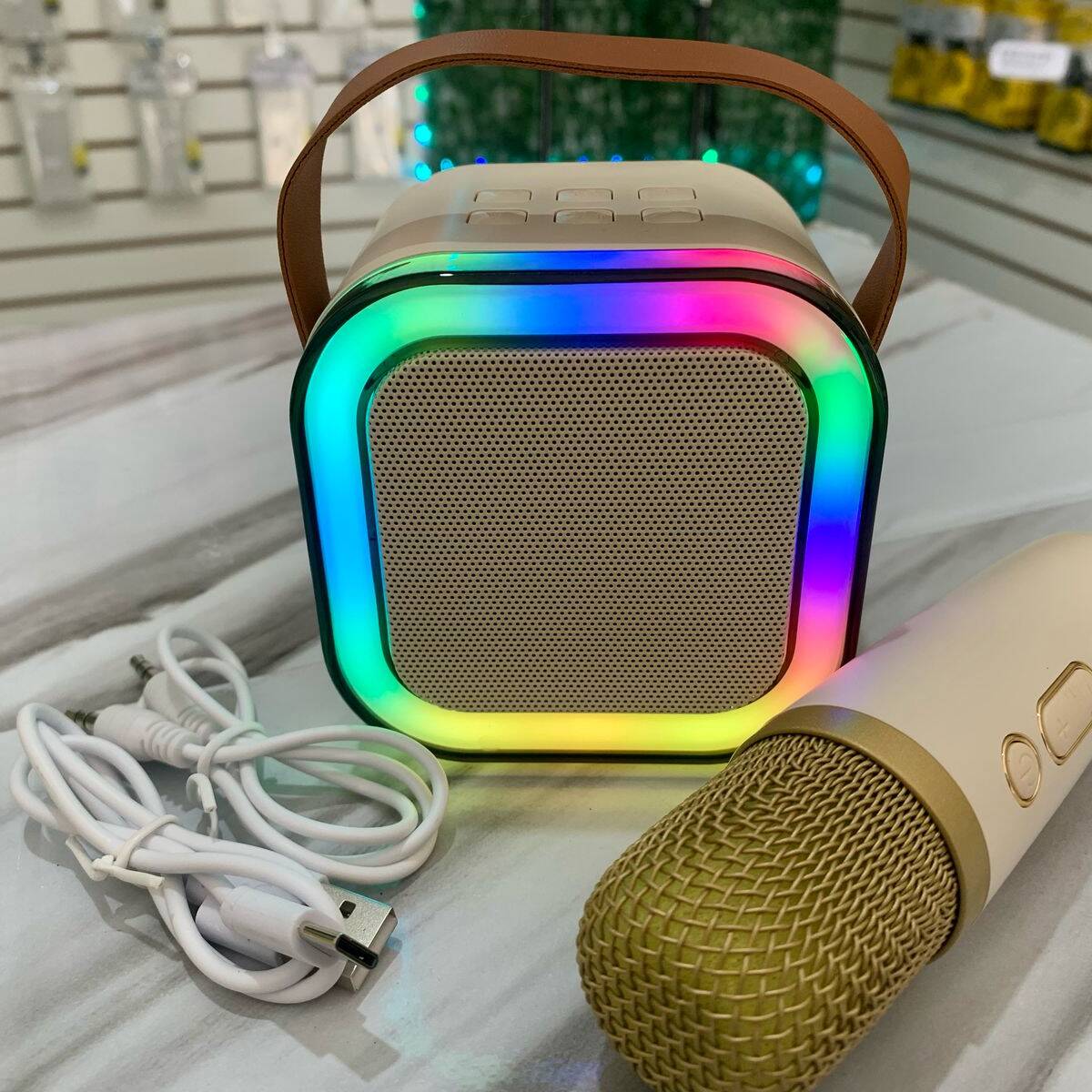 Bocina Karaoke con Luces