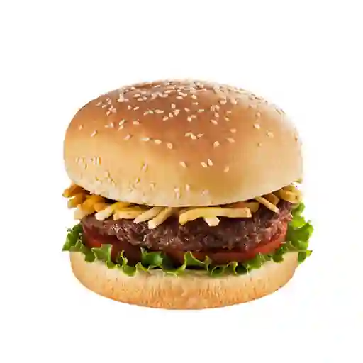 Hamburguesa Sencilla con Salsa Mango Habanero