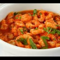 Camarão, Legumes Selecionados Temperado ao Molho De Tomate