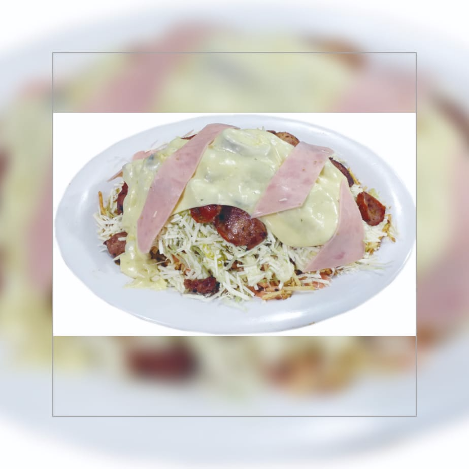 Salchipapa Suiza