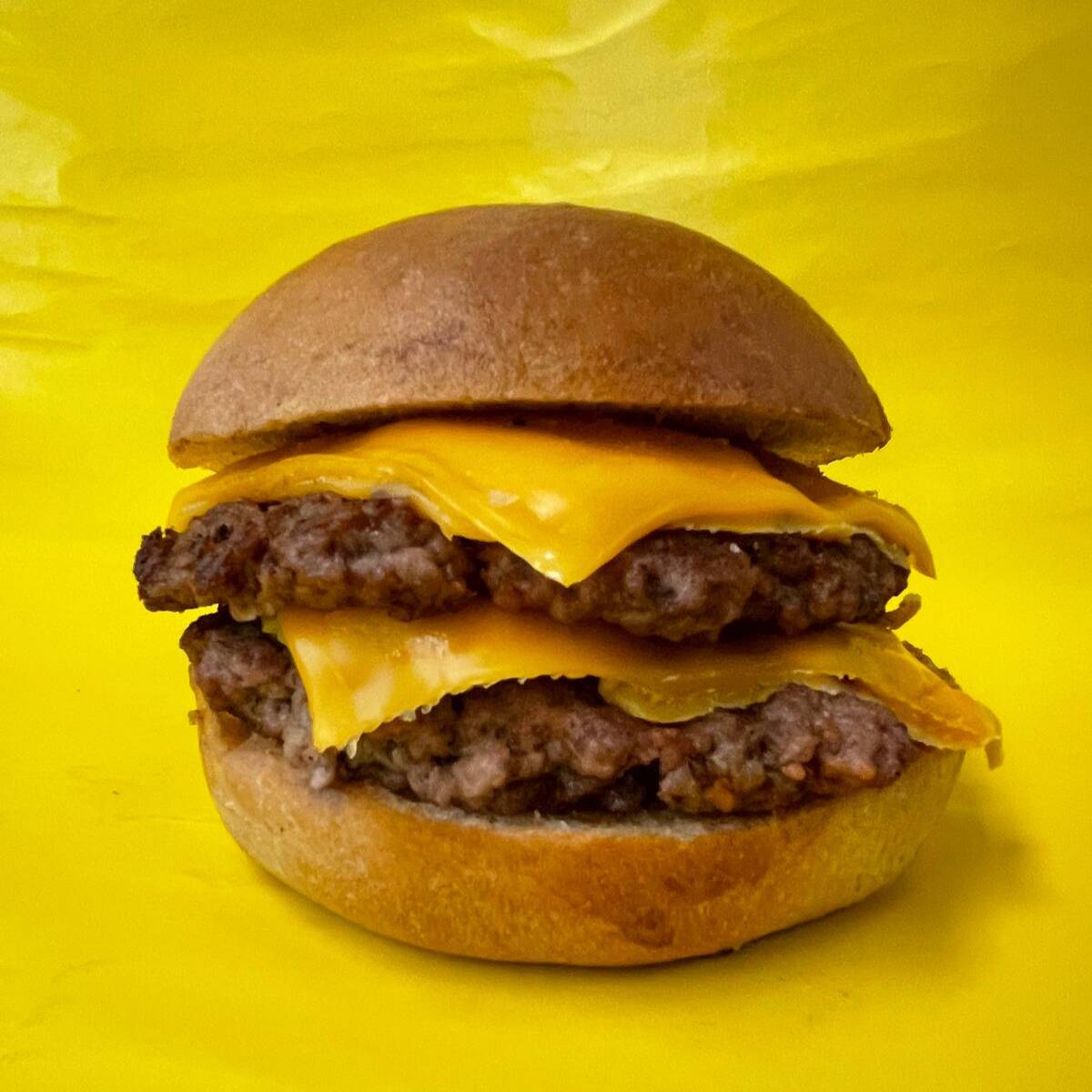 Smash burger doble queso + papas