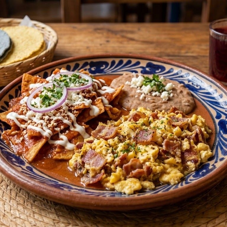 Huevos con Tocino