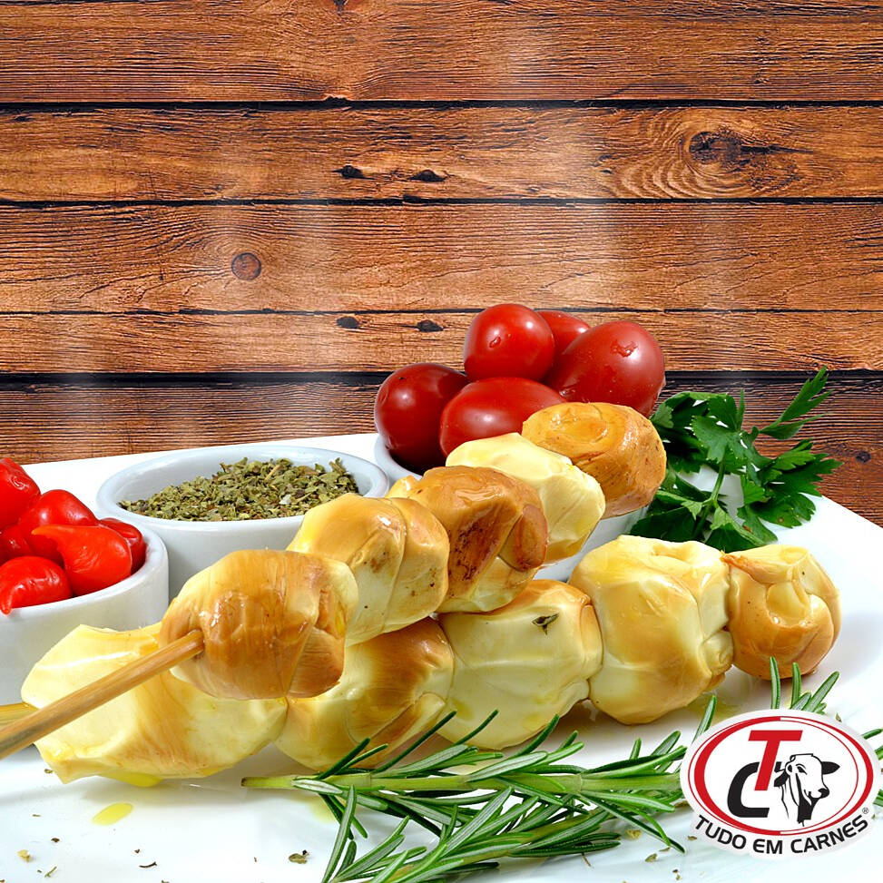 Espetinho de Mussarela Defumada