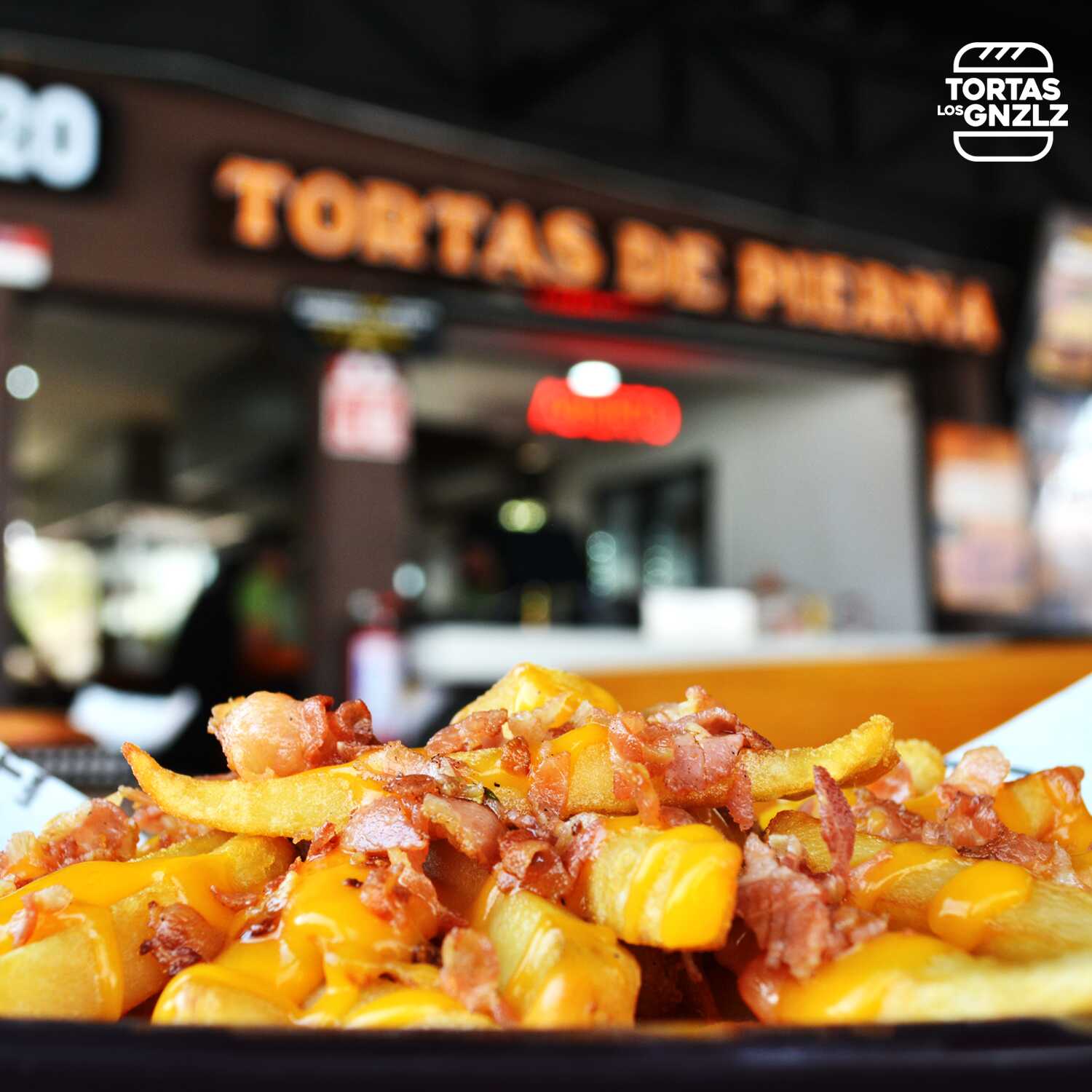 Papas Queso y Tocino grande