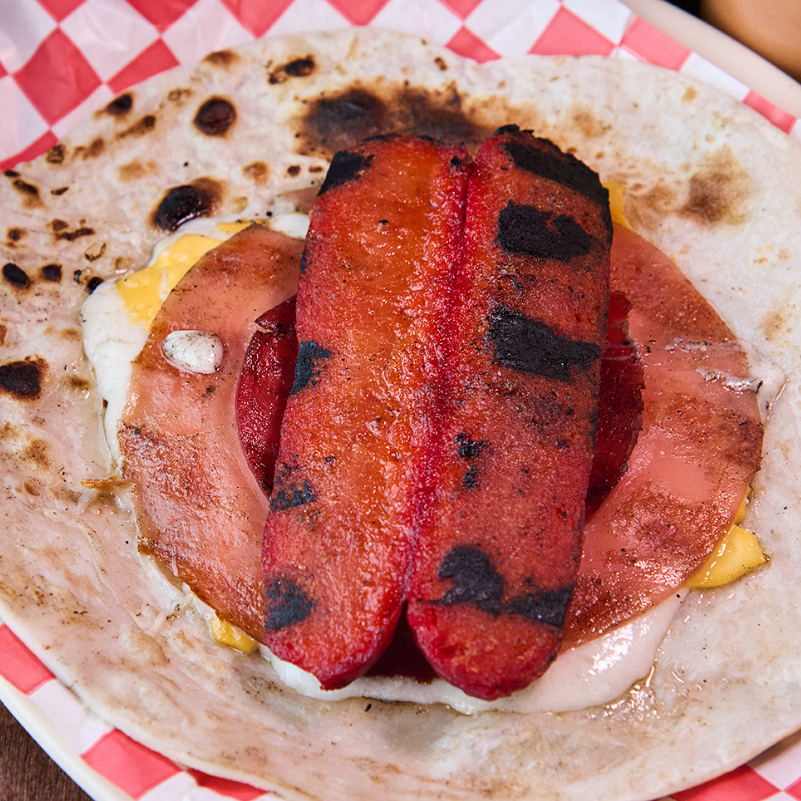 Salchicha Asada Sencilla