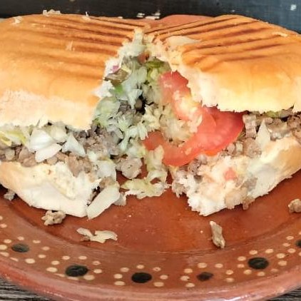 Torta de Carne Asada.