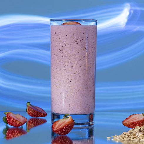 Licuado de Fresa  con Arándanos