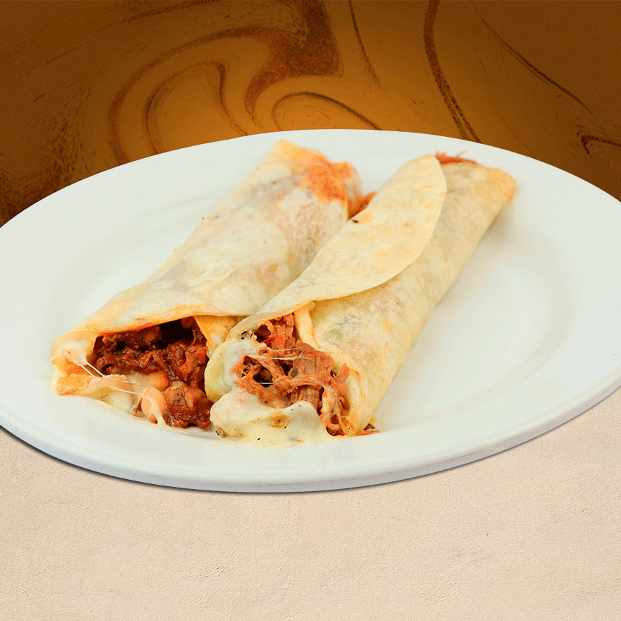 Burritos con Guisado y Queso C