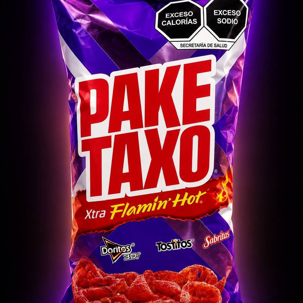 PAKETAXO EXTRA FLAMING HOT
