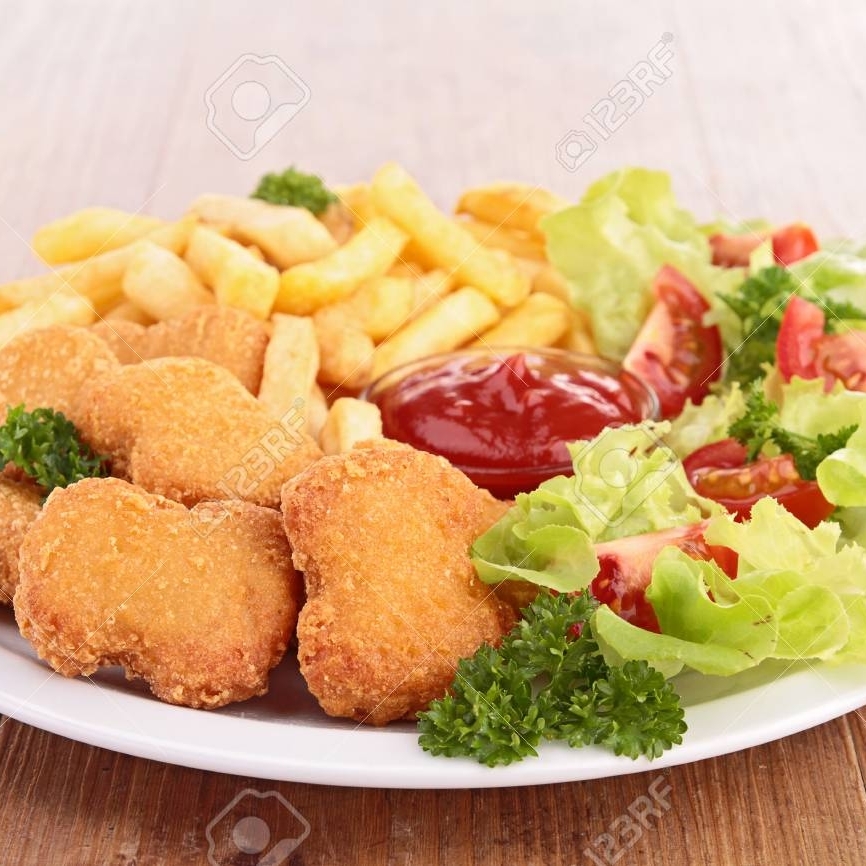 Menu infantil Nuggets de pollo