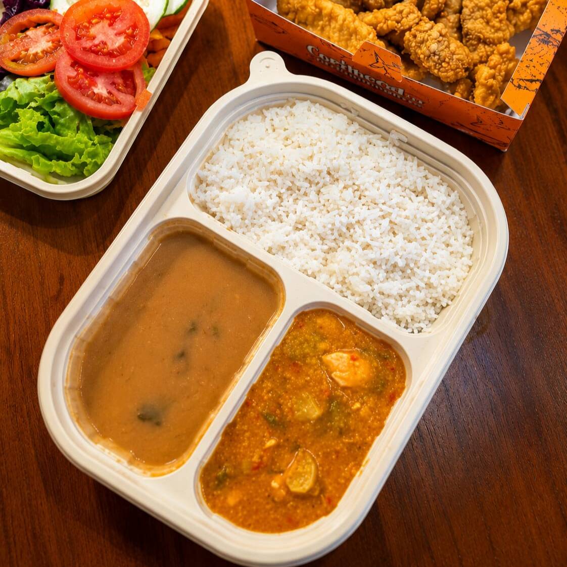 Refeição muito saborosa. Acompanha arroz, feijão, pirão e salada. Prato Individual.