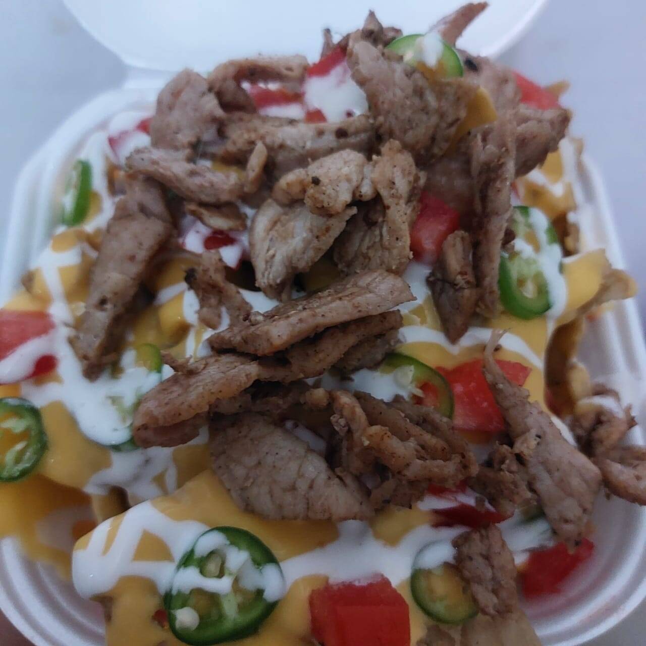 Nachos con Bistec