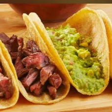 Tacos Fajita C/ Guacamole y Papas
