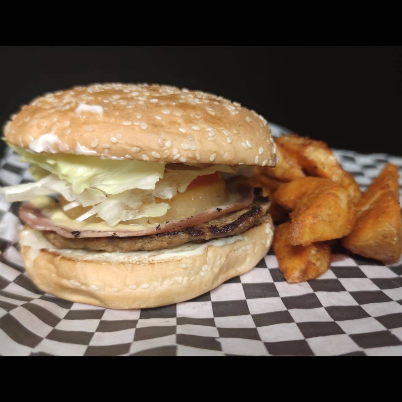 Hamburguesa Hawaiana