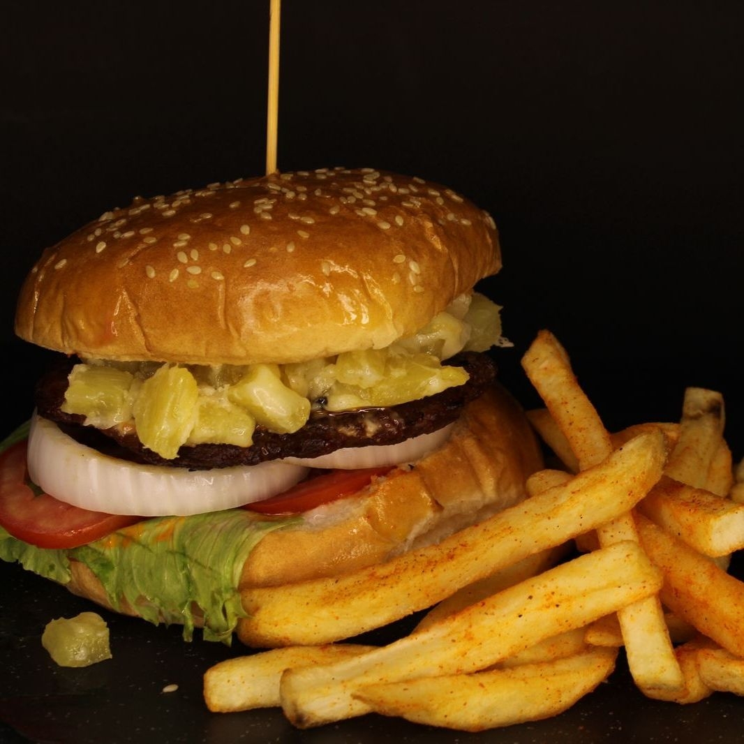 COMBO HAMBURGUESA HAWAIANA + REFRESCO