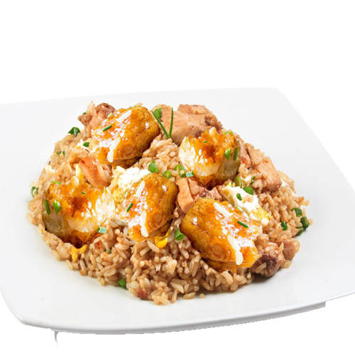 Menú Chaufa con Pollo en Trozos