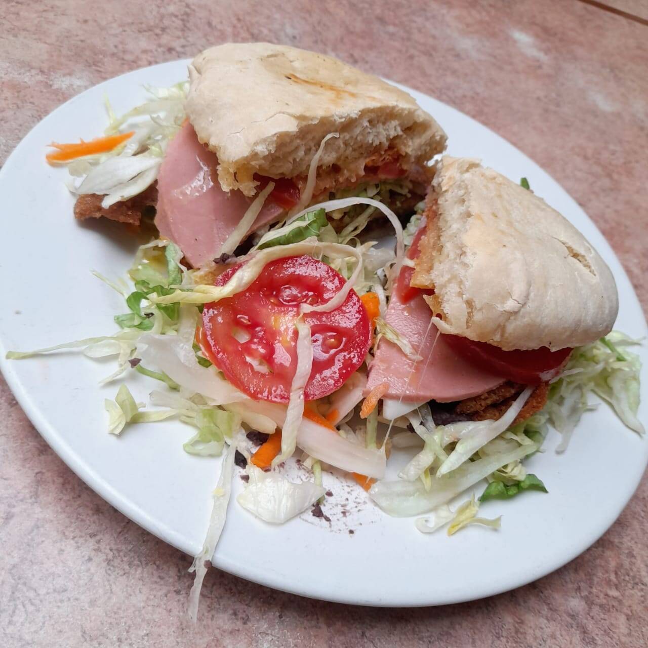 Chapata de Milanesa y Queso