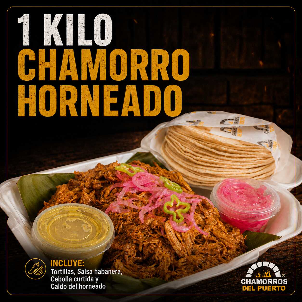 1Kg Carne Chamorro Horneado