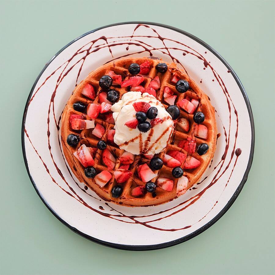 Waffles Napolitanos