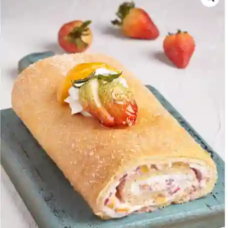 Enrrollado de Fresa y Durazno