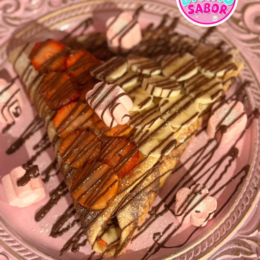 CREPA DE 2 INGREDIENTES Y 1 TOPPING