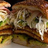 CEMITA DE POLLO + CEMITA DE PUERCO (GRANDES)
