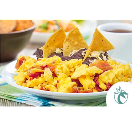 Huevos con tocino