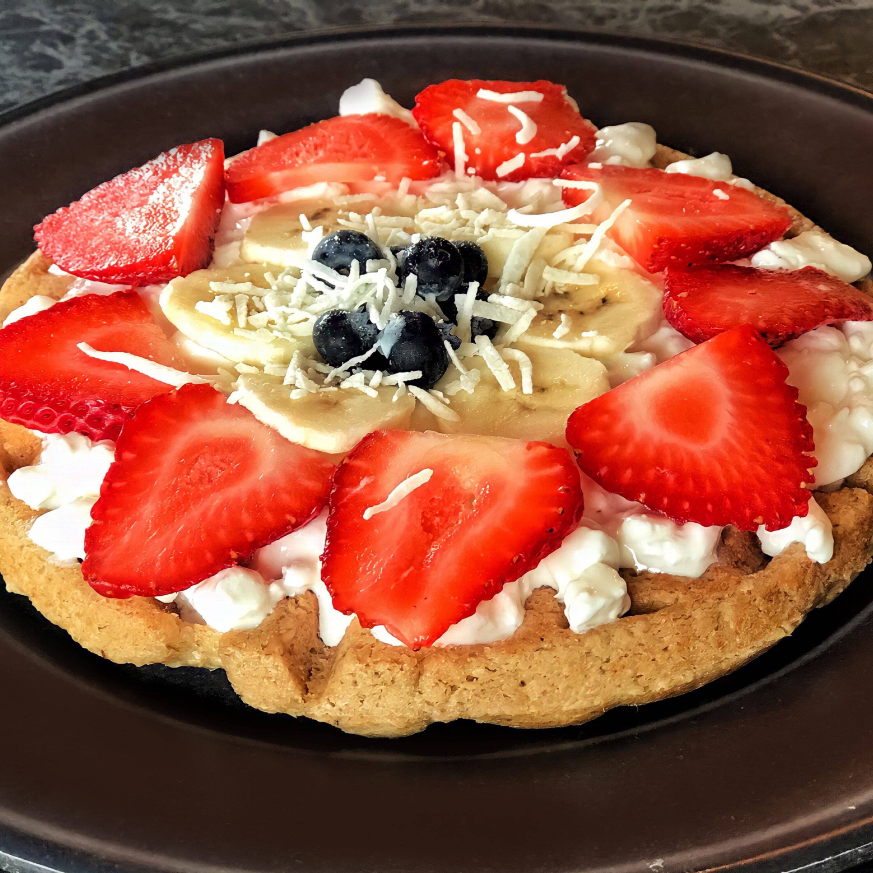 Waffle Integrales C/Queso Cottage