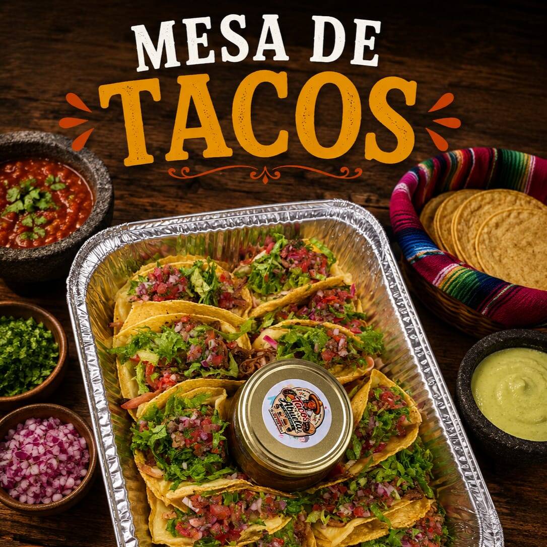 Mesa de Tacos para Los Carnales
