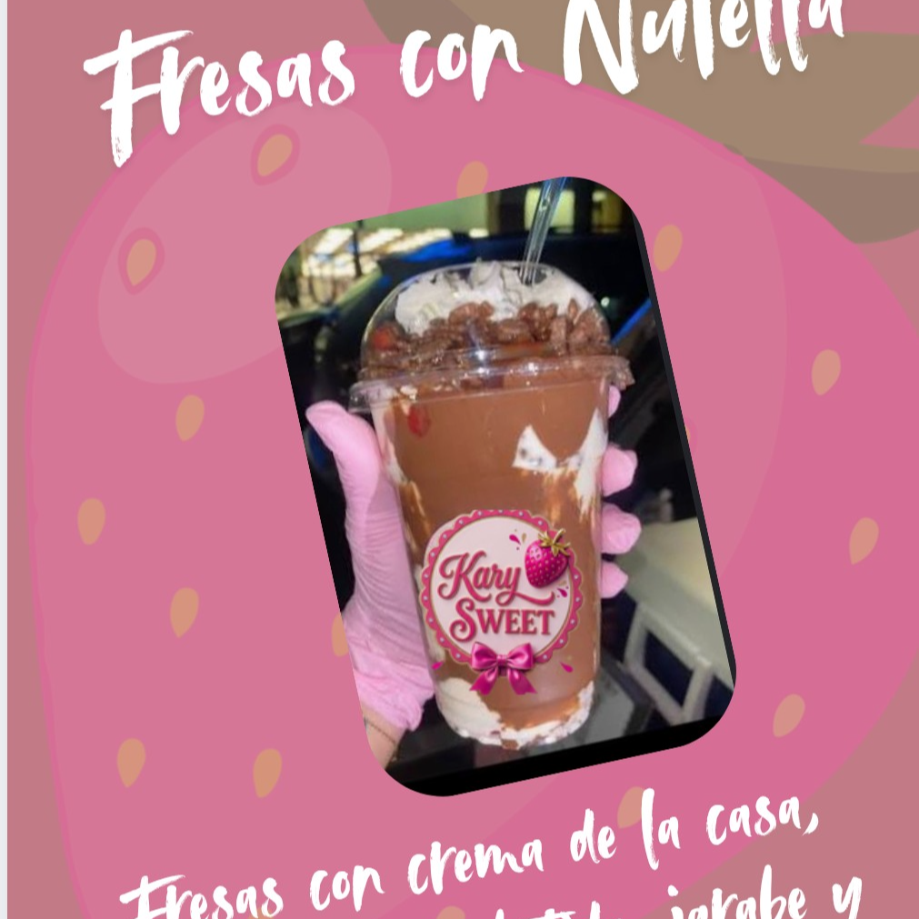Fresas con NUTELLA Chico