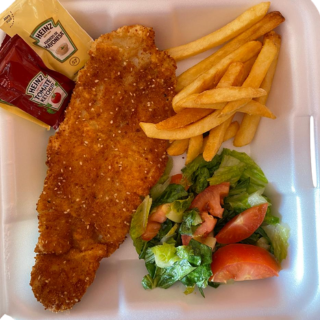 Filete de pescado empanizado