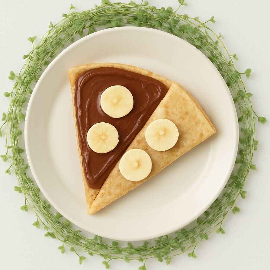 Crepa nutella con platano