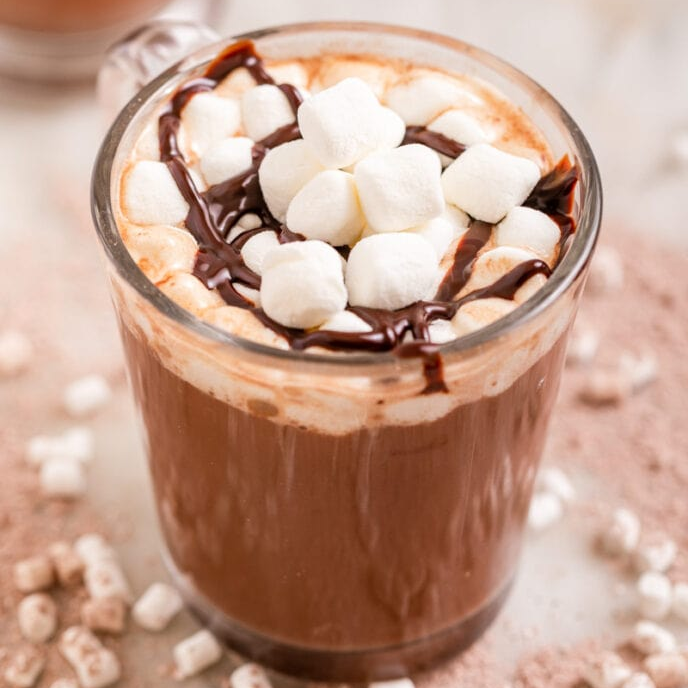 Chocolate artesanal caliente