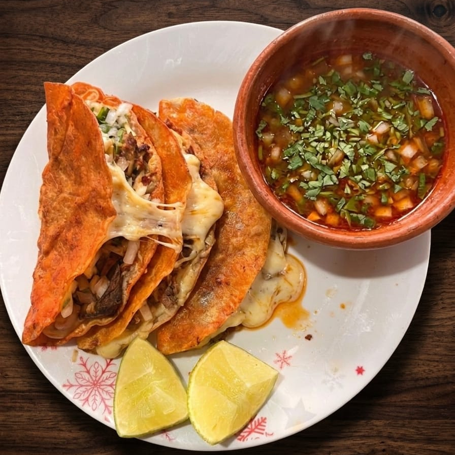 3 QUESAS C/CALDITO
