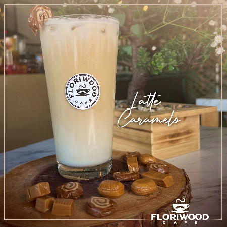 Latte Caramelo a las Rocas 16 oz