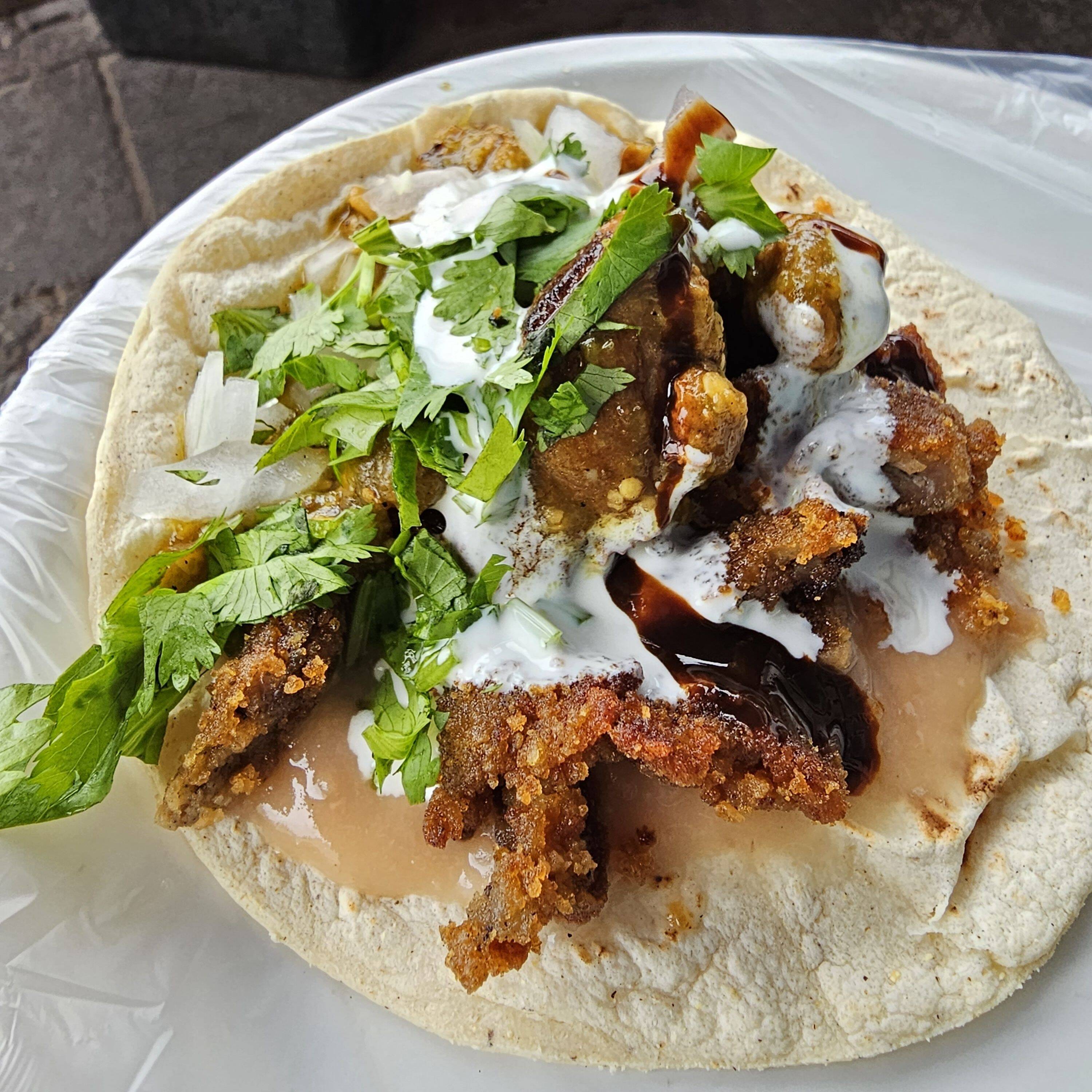 Taco de Milanesa de Res